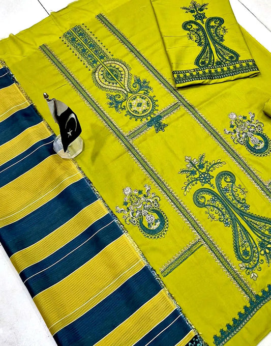 Maria.B | 3PC Embroidered Lawn Suit – Summer Collection