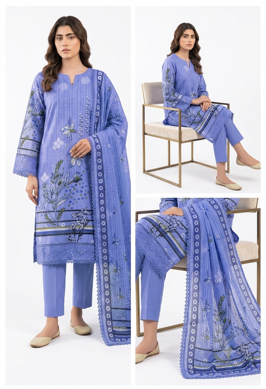 Kayseria 3 Piece Printed Lawn