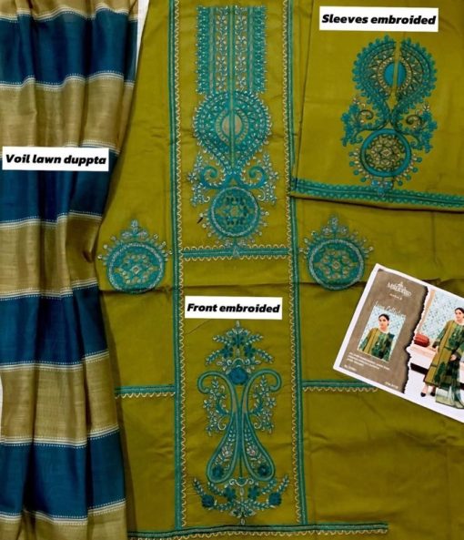 Maria.B | 3PC Embroidered Lawn Suit – Summer Collection