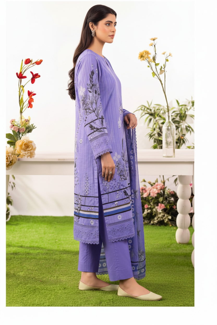 Kayseria | 3-Piece Printed Lawn Suit