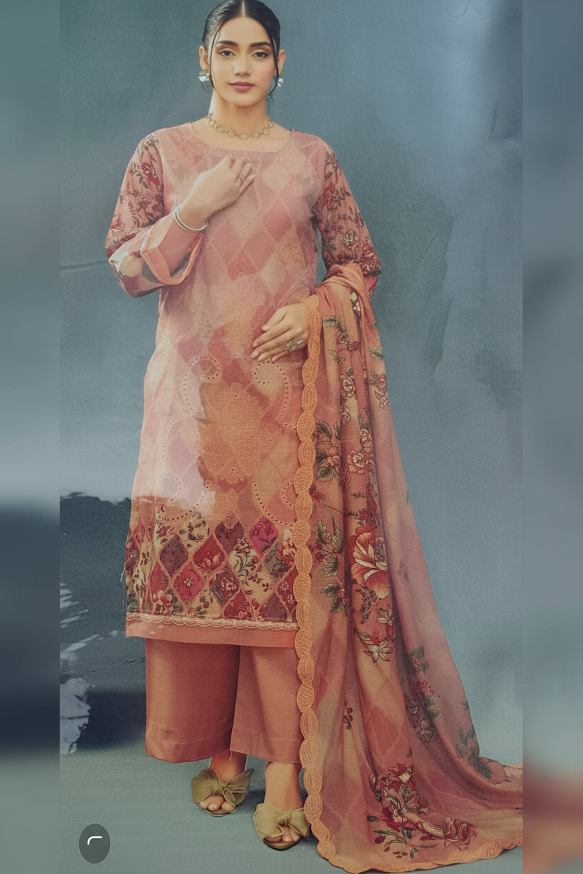 Ayeza.3pc.unstitch .embroided