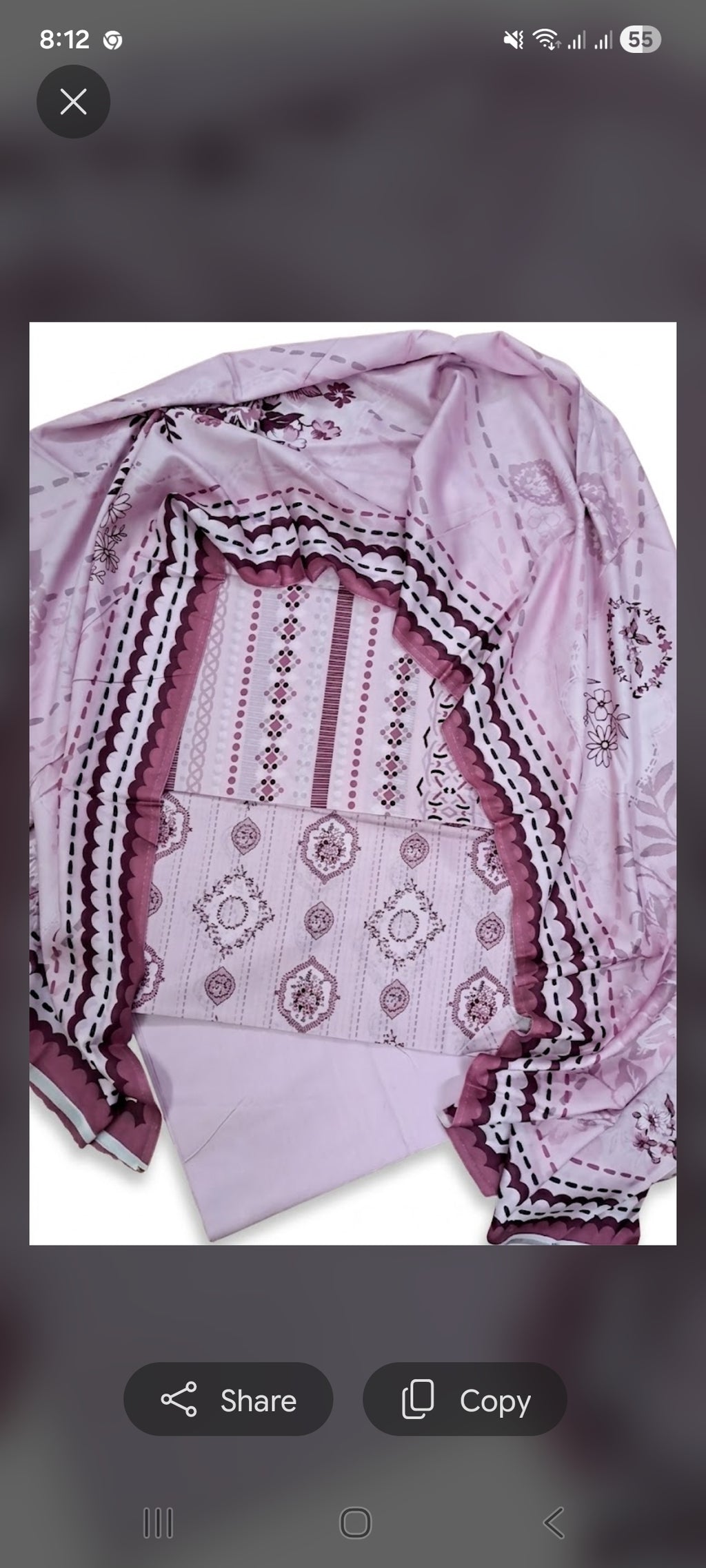 3 piece unstitch printed lawn
