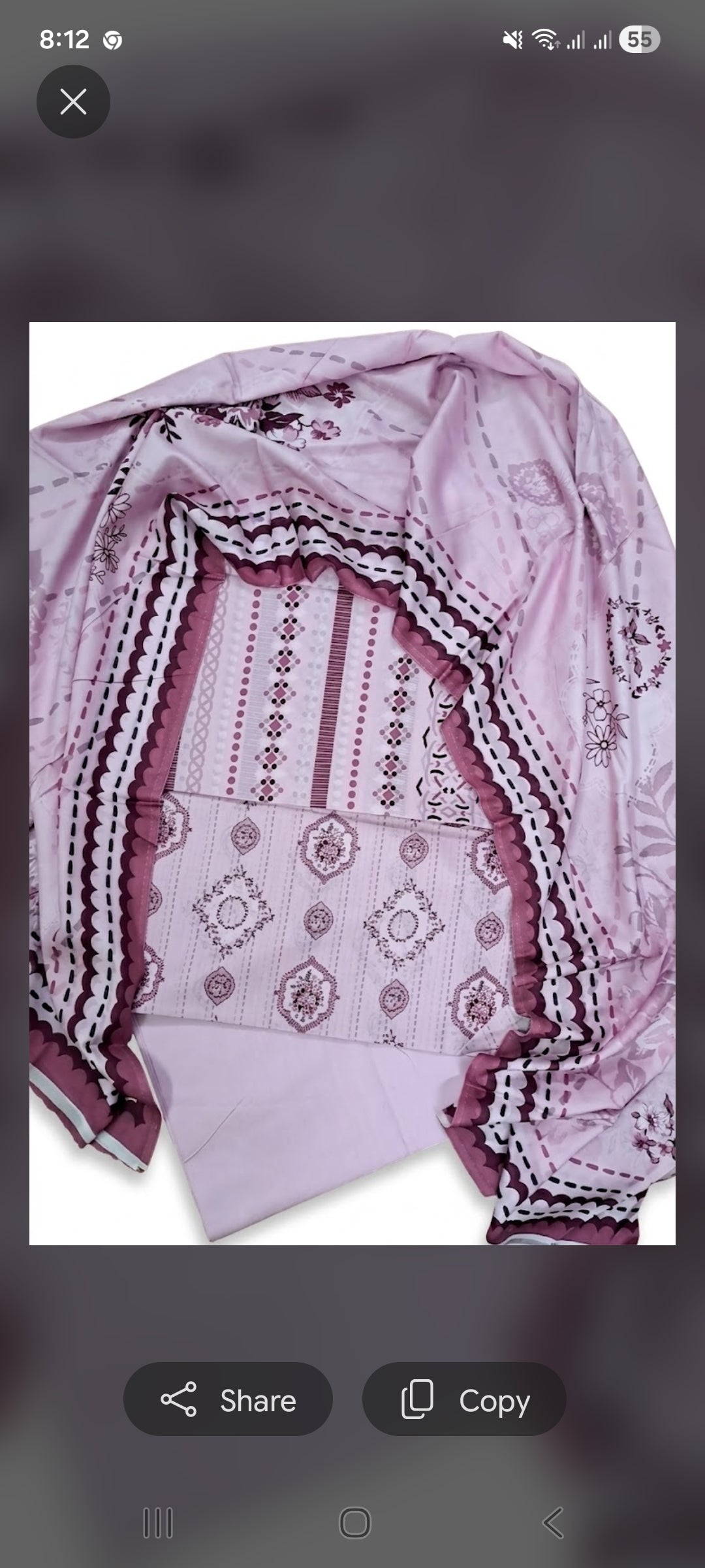 3 piece unstitch printed lawn