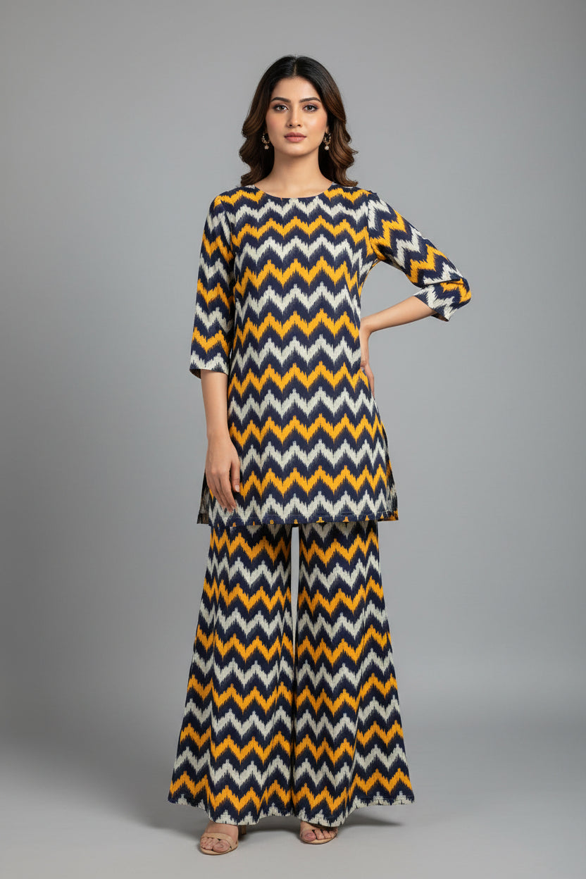 2 Pc  lawn overall printed.unstitch .lawn