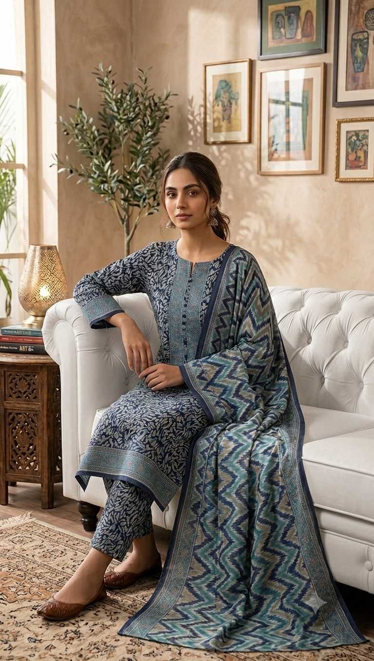 Bin saeed 3 piece printed lawn