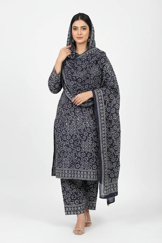 Two piece lawn chunri.unstitch