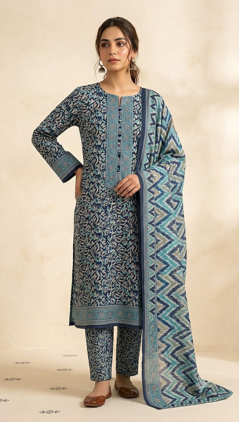 Bin saeed 3 piece printed lawn