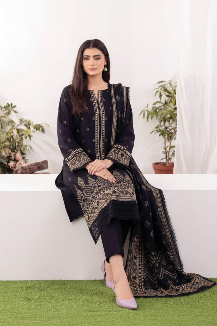 Kayseria | 3-Piece Printed Lawn Suit — Vol. III