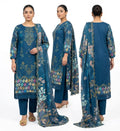 Ayeza.3pc .embroided unstitch
